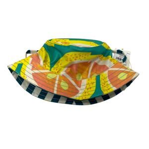 Tea Collection Reversible Baby Sun Hat 0-6 Mos UPF 40 NWT